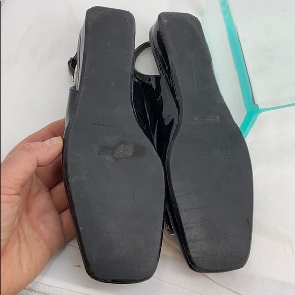 Stuart Weitzman Sz 6.5 Black Patent Leather Shoes - Picture 8 of 9